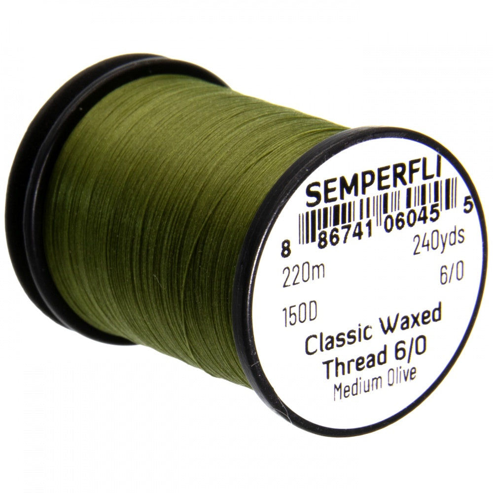 Semperfli Classic Waxed Threads 6/0 150D