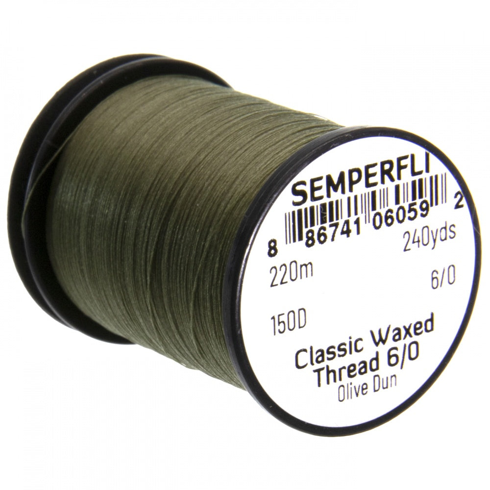 Semperfli Classic Waxed Threads 6/0 150D