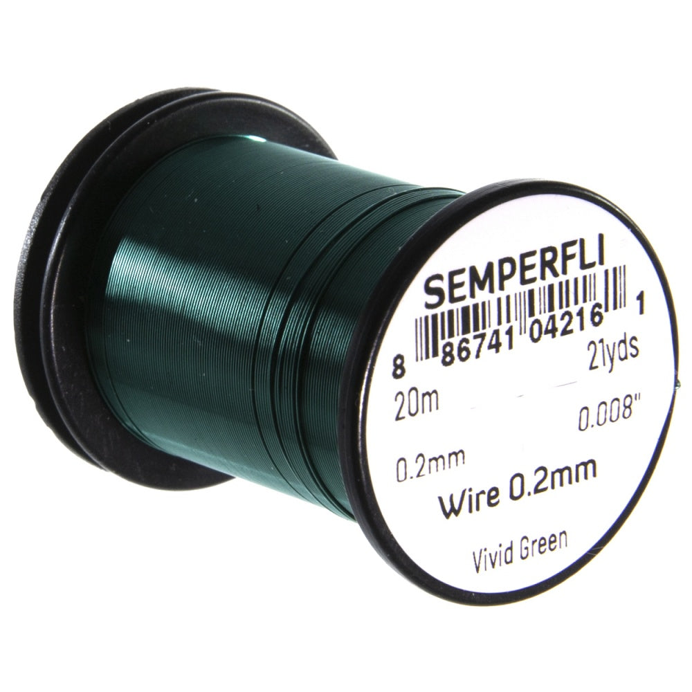 Semperfli Non Tarnishing Fly Tying Wire 0.2mm