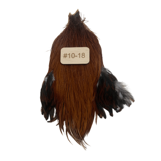 Borealis Hackle Rooster Cape Dark Brown