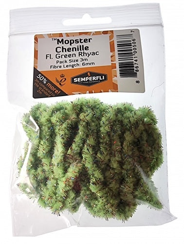 Mopster Mop Chenille 6mm Fl Green Rhyac