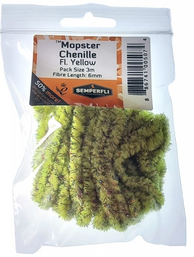 Mopster Mop Chenille 6mm Fl Yellow