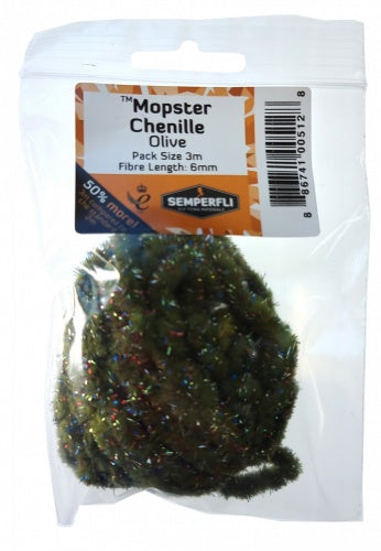 Mopster Mop Chenille 6mm Olive