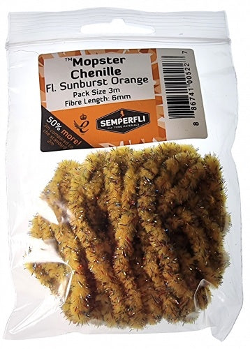 Mopster Mop Chenille 6mm Fl Sunburst Orange