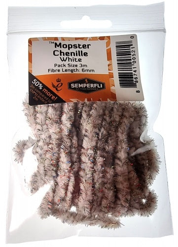 Mopster Mop Chenille 6mm White