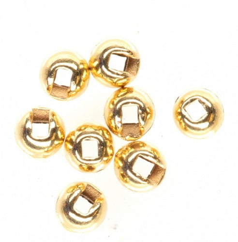 Tungsten Slotted Beads 1.5mm (1/16 Inch) Gold