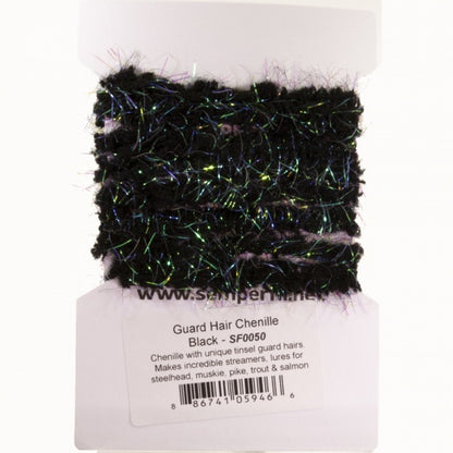 Guard Hair Chenille Black