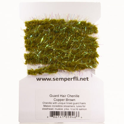 Guard Hair Chenille Copper Brown