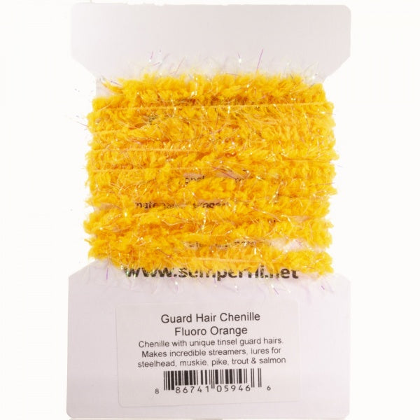 Guard Hair Chenille Fluoro Orange