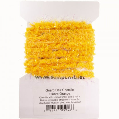 Guard Hair Chenille Fluoro Orange