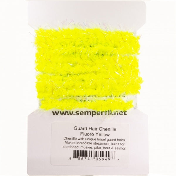 Guard Hair Chenille Fluoro Yellow