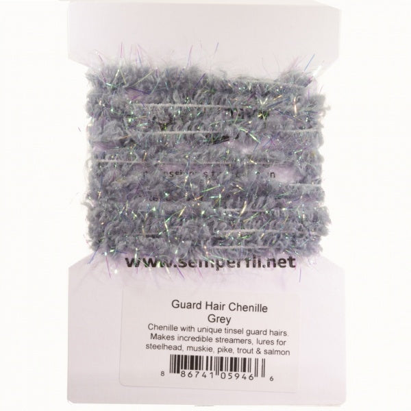 Guard Hair Chenille Gray