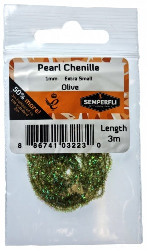 Pearl Chenille 1mm Olive