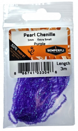 Pearl Chenille 1mm Purple