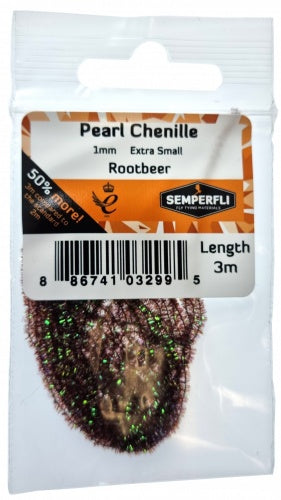 Pearl Chenille 1mm Rootbeer