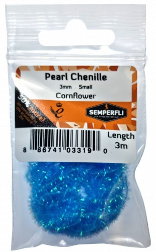 Pearl Chenille 3mm Cornflower