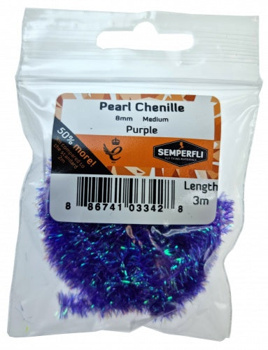 Pearl Chenille 8mm Medium Purple