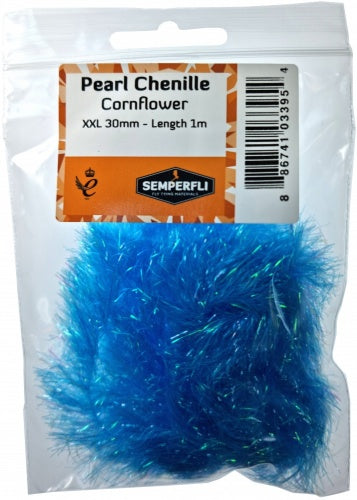 Pearl Chenille 30mm XXL Cornflower