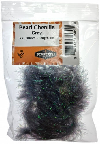 Pearl Chenille 30mm XXL Gray