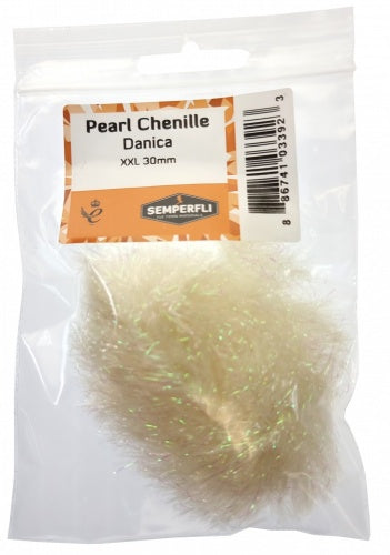 Pearl Chenille 30mm XXL White