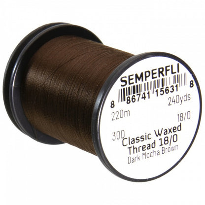 Classic Waxed Thread 18/0 240 Yards Dark Mocha Brown