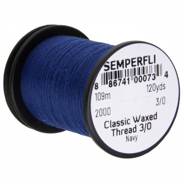 Classic Waxed Thread 3/0 120 Yards Navy