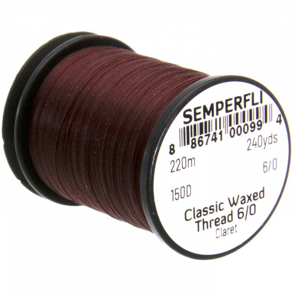 Classic Waxed Thread 6/0 240 Yards Claret