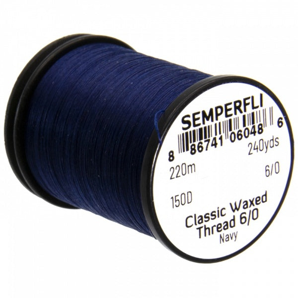 Classic Waxed Thread 6/0 240 Yards Navy