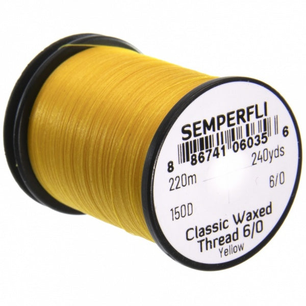 Classic Waxed Thread 6/0 240 Yards Yellow