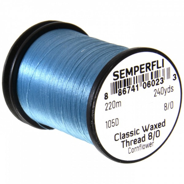 Classic Waxed Thread 8/0 240 Yards Cornflower