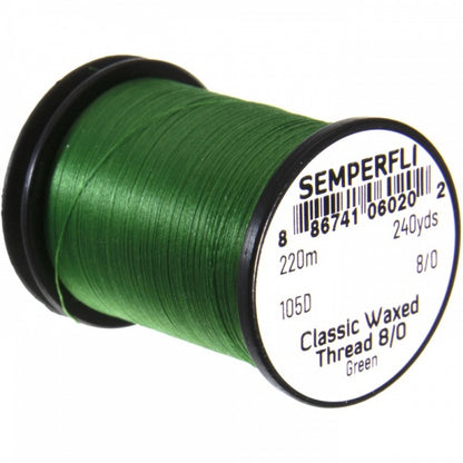 Classic Waxed Thread 8/0 240 Yards Green