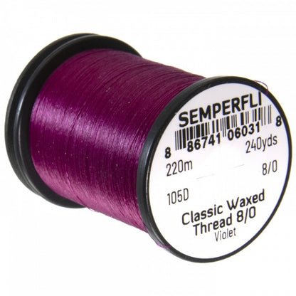 Classic Waxed Thread 8/0 240 Yards Violet