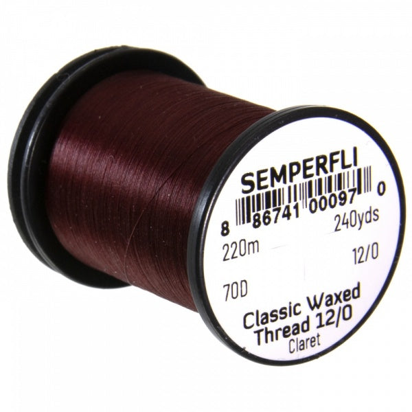 Classic Waxed Thread 12/0 240 Yards Claret