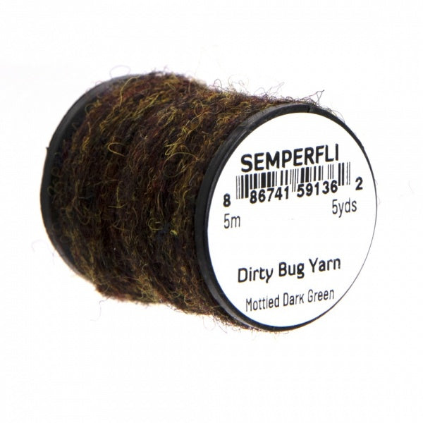 Dirty Bug Yarn Mottled Dark Green