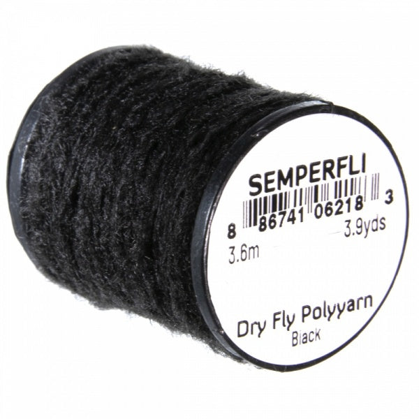 Dry Fly Polyyarn Black