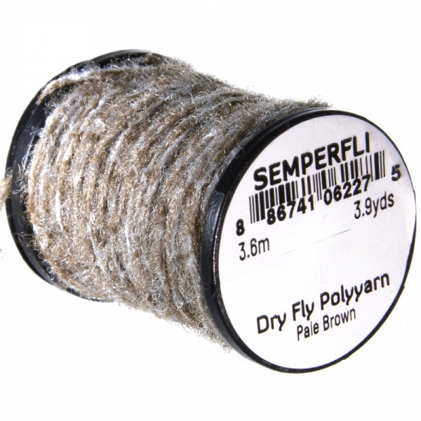 Dry Fly Polyyarn Pale Brown