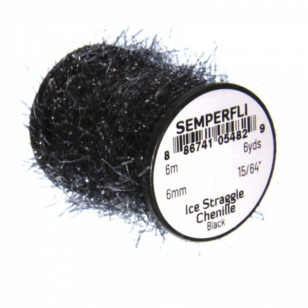 Ice Straggle Chenille Black