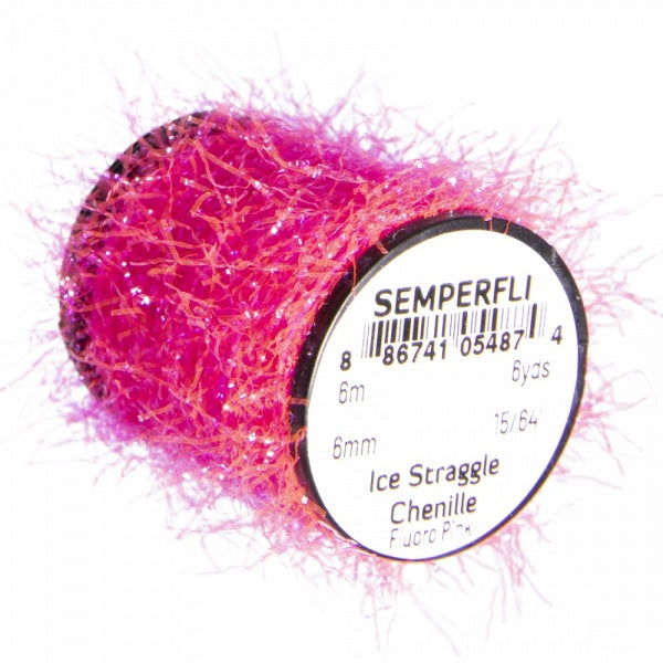 Ice Straggle Chenille Fl Pink