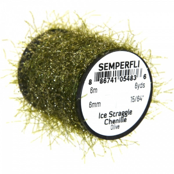 Ice Straggle Chenille Olive