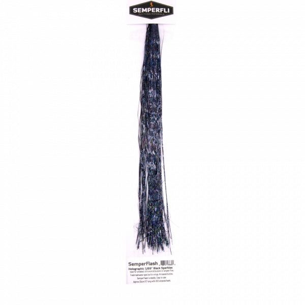 SemperFlash Holographic 1/69" Black Sparkles