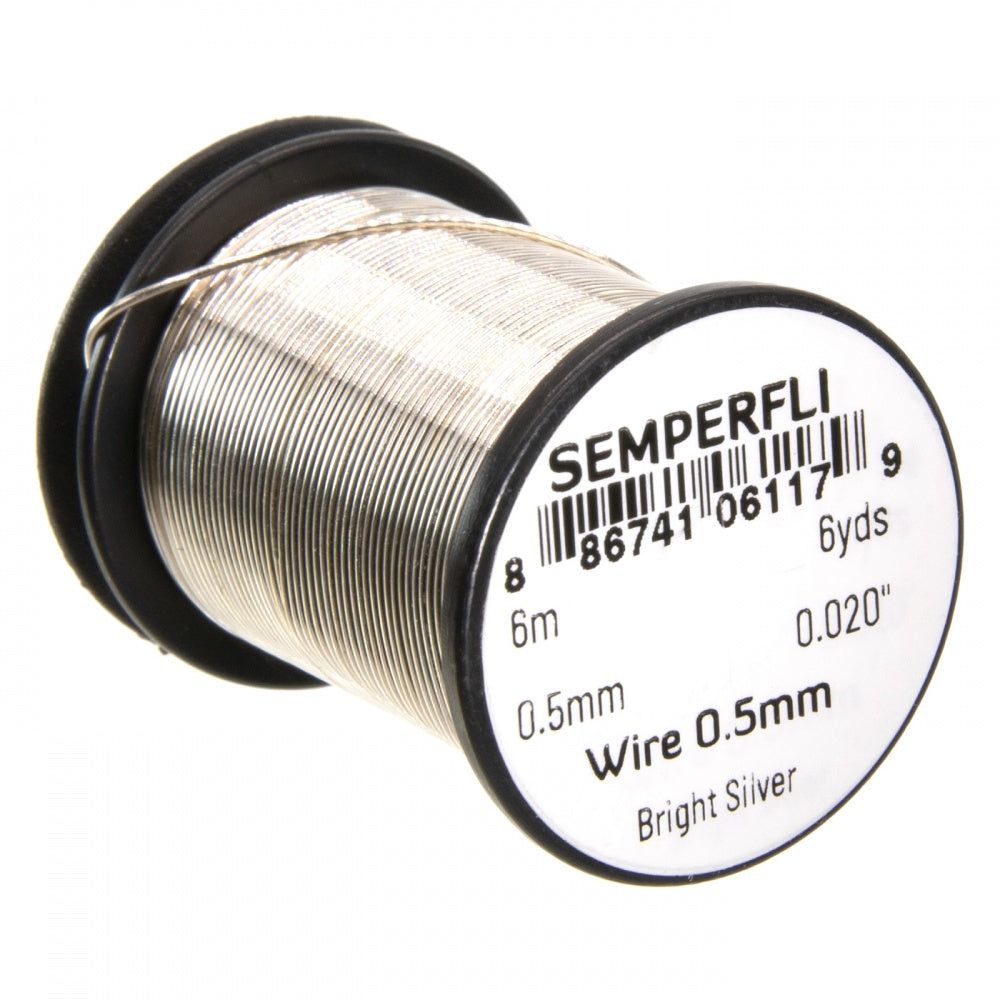 Semperfli Non Tarnishing Fly Tying Wire 0.5mm