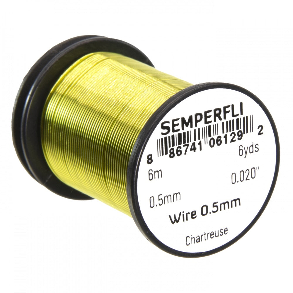 Semperfli Non Tarnishing Fly Tying Wire 0.5mm