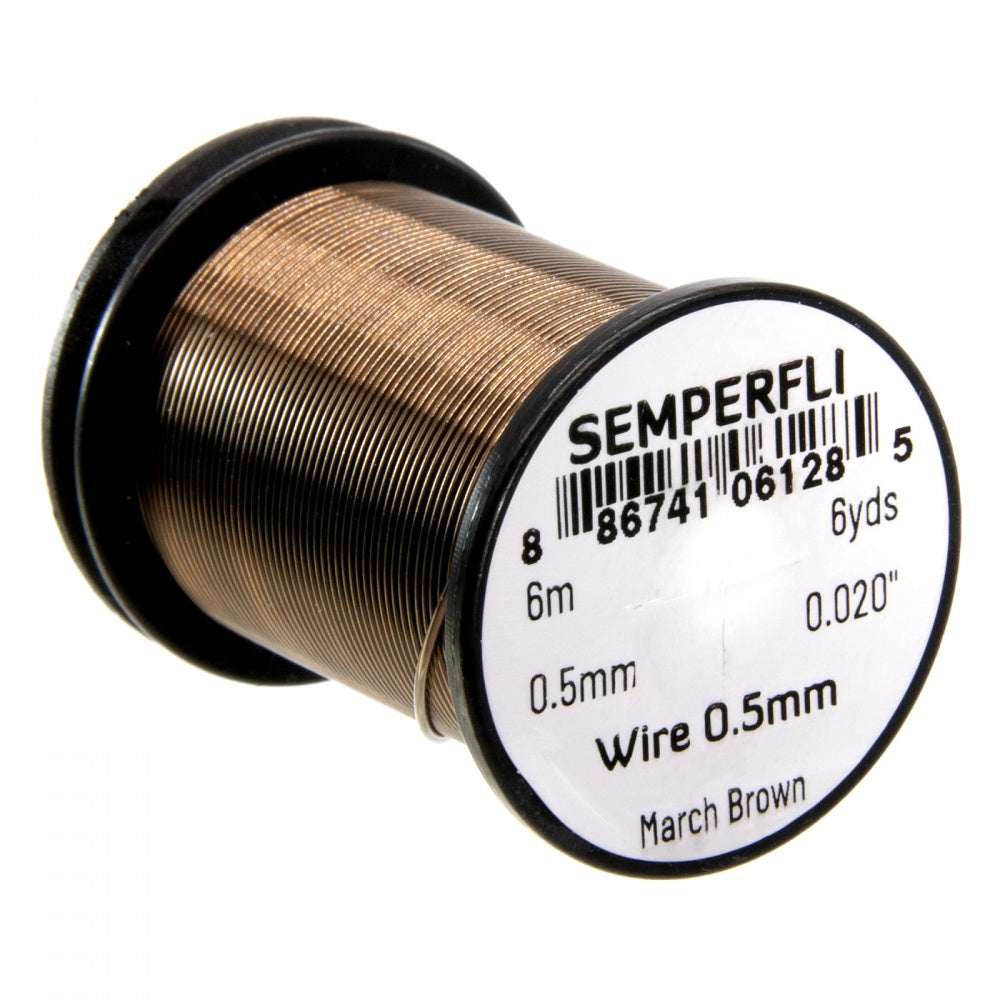 Semperfli Non Tarnishing Fly Tying Wire 0.5mm
